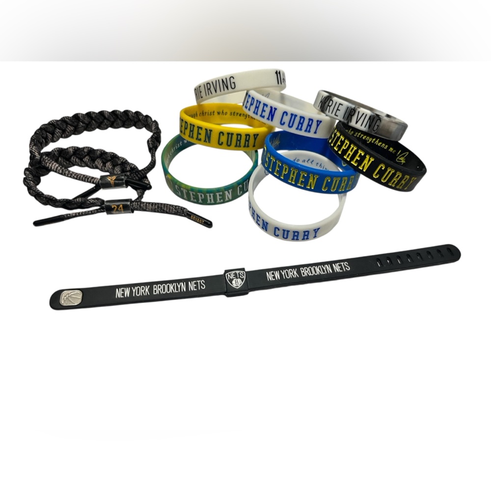 Basketball jelly and cord bracelets